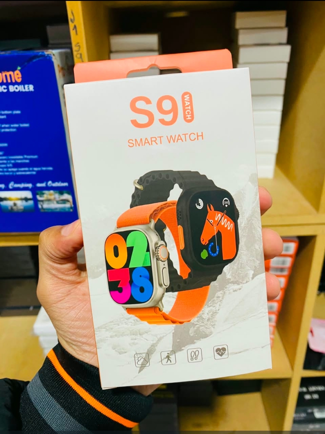 Smartwatch Ultra S9 – Reloj Inteligente Deportivo con Llamadas Bluetooth y Múltiples Mallas