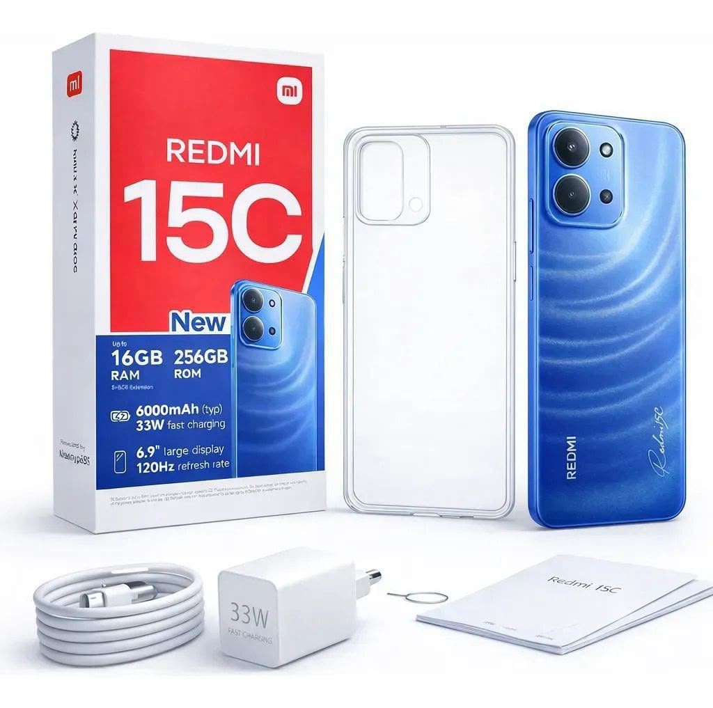 Xiaomi Redmi 15C (256GB / 8GB RAM) - Pantalla 90Hz